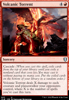 Volcanic Torrent feature for Maelstrom Wanderer EDH