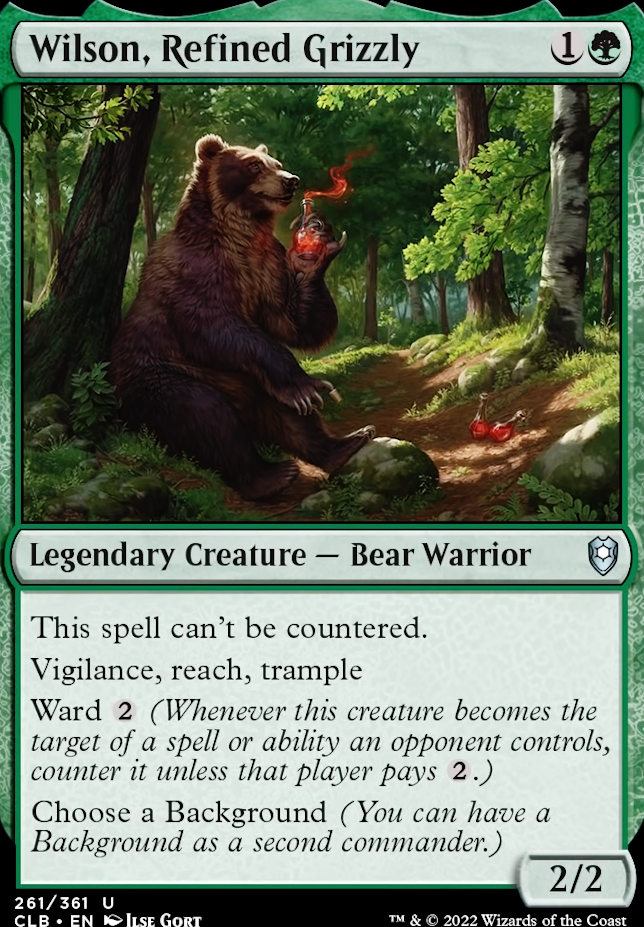 Wilson, Refined Grizzly feature for Ursa-Tron (a golgari goodstuff story)