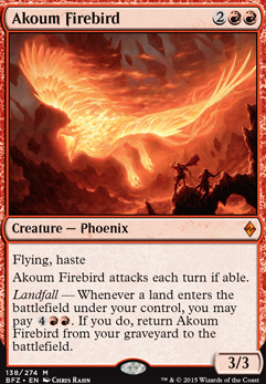 Featured card: Akoum Firebird