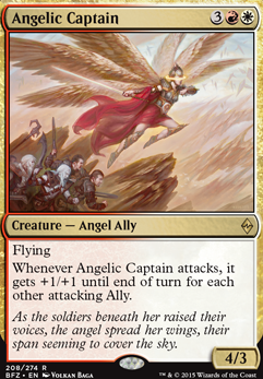 Angelic Captain feature for Boros Allies and also Iroas