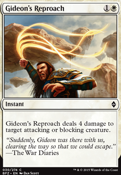 Featured card: Gideon's Reproach