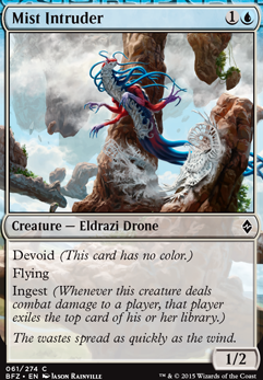Mist Intruder feature for colorless value ingest