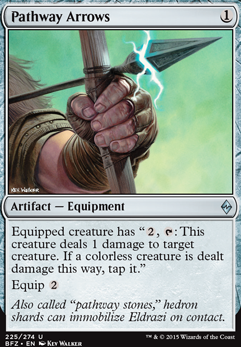 Pathway Arrows feature for Mono-Green Deathtouch Archery
