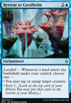 Retreat to Coralhelm feature for Penny Dreadful Infinite Mana