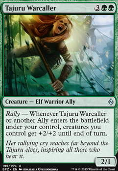 Tajuru Warcaller feature for Frontier Elves, featuring Panharmonicon