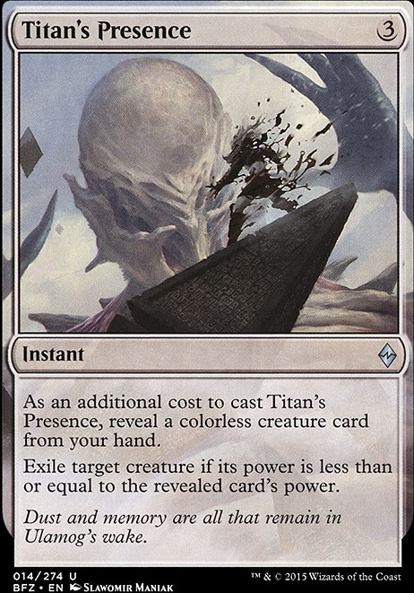 Featured card: Titan's Presence