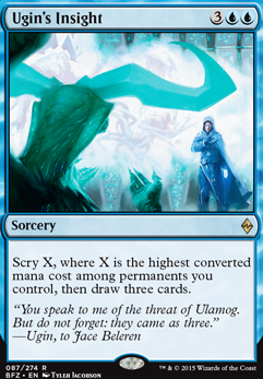 Ugin's Insight feature for Double or nothing