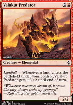 Featured card: Valakut Predator