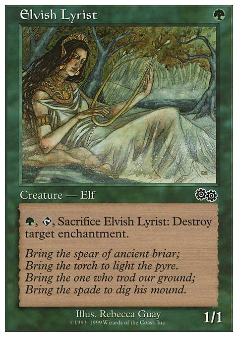 Elvish Lyrist feature for my current budget yisan deck