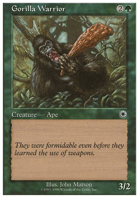 Gorilla Warrior Gorilla Warrior