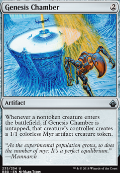 Genesis Chamber feature for Blue Artifact Affinity (Mechtitan Core)