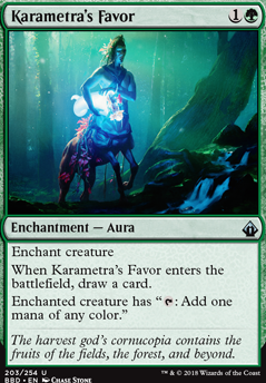 Featured card: Karametra's Favor