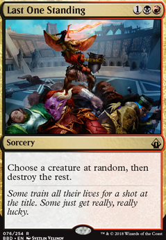 Last One Standing feature for Urza's funky dreams