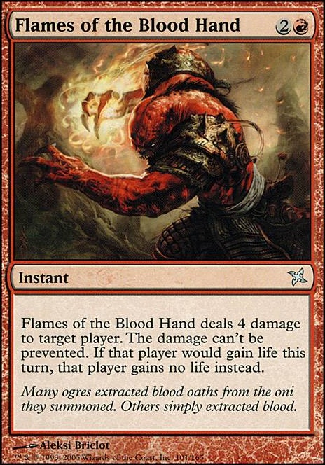 Featured card: Flames of the Blood Hand