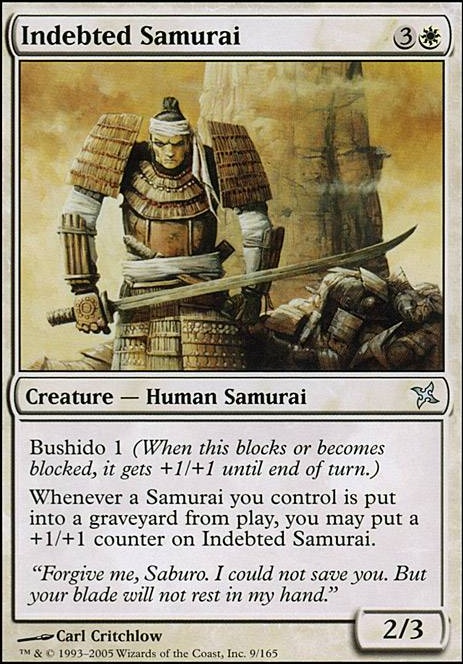 Featured card: Indebted Samurai