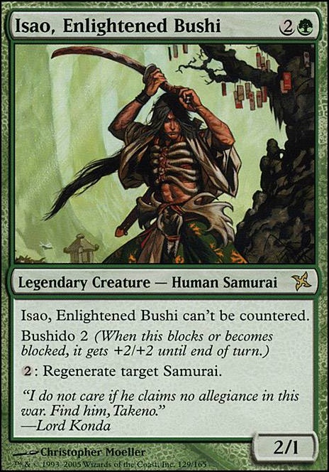 Isao, Enlightened Bushi feature for Isao and Kentaro, Samurai Tribal