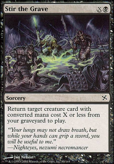 Featured card: Stir the Grave