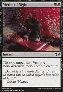 Featured card: Victim of Night