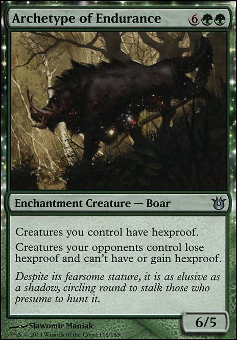Featured card: Archetype of Endurance