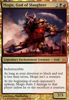 Mogis, God of Slaughter feature for Minotaur Might