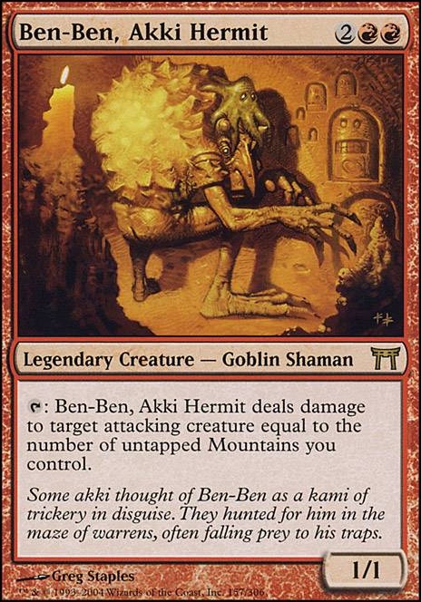 Featured card: Ben-Ben, Akki Hermit