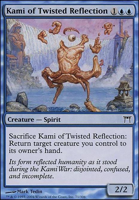 Kami of Twisted Reflection feature for Drogskol Captain Spirits Pauper EDH