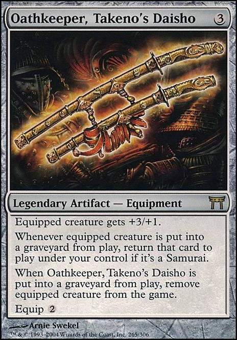Featured card: Oathkeeper, Takeno's Daisho