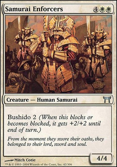 Samurai Enforcers feature for Takeno Samurai Tribal