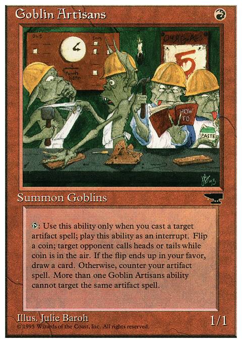 Featured card: Goblin Artisans
