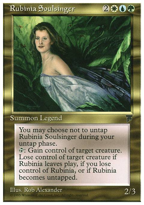 Rubinia Soulsinger feature for Rubinia Soulsinger (Old Borders)