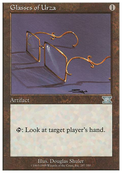Glasses of Urza feature for Blue/White Pacifism