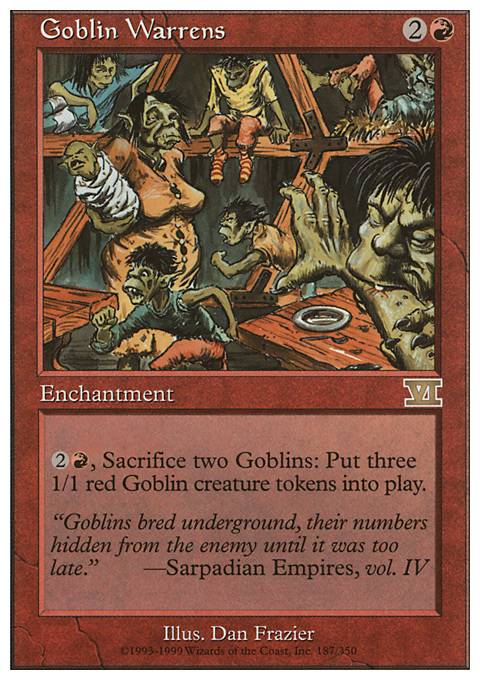 Featured card: Goblin Warrens