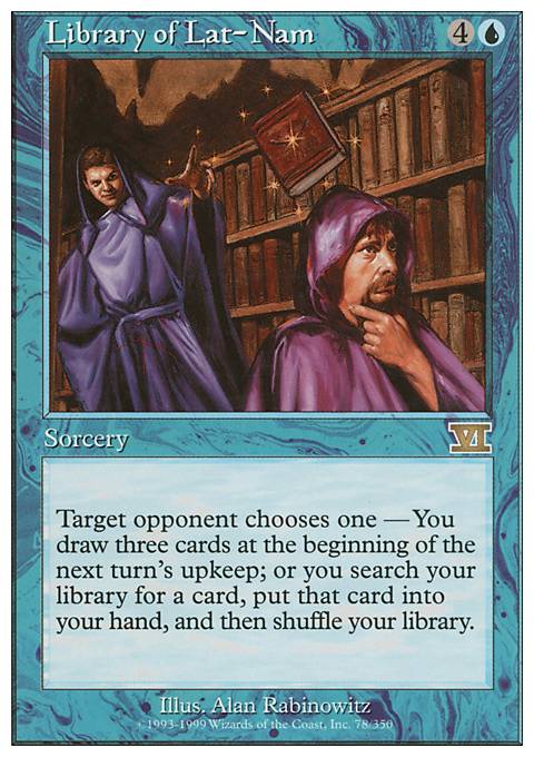 Library of Lat-Nam feature for List of Interesting cards some may have forgotten