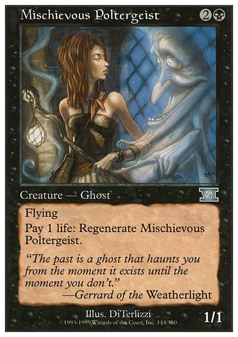 Featured card: Mischievous Poltergeist