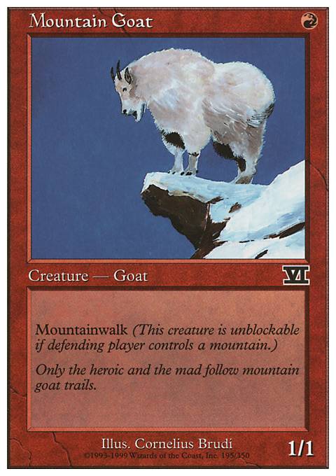 Mountain Goat feature for Goatball (Format)