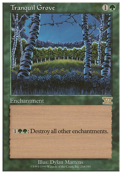 Featured card: Tranquil Grove
