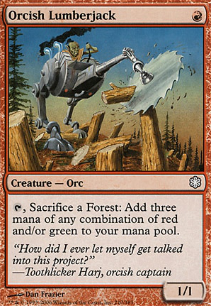 Featured card: Orcish Lumberjack