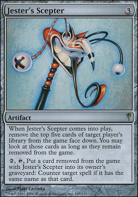 Featured card: Jester's Scepter