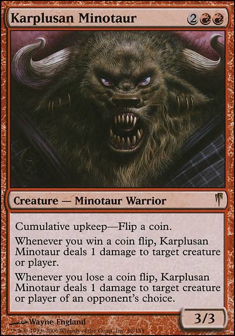 Featured card: Karplusan Minotaur
