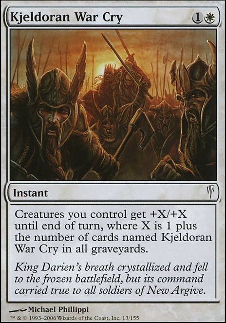 Featured card: Kjeldoran War Cry