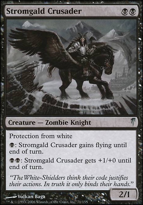 Featured card: Stromgald Crusader