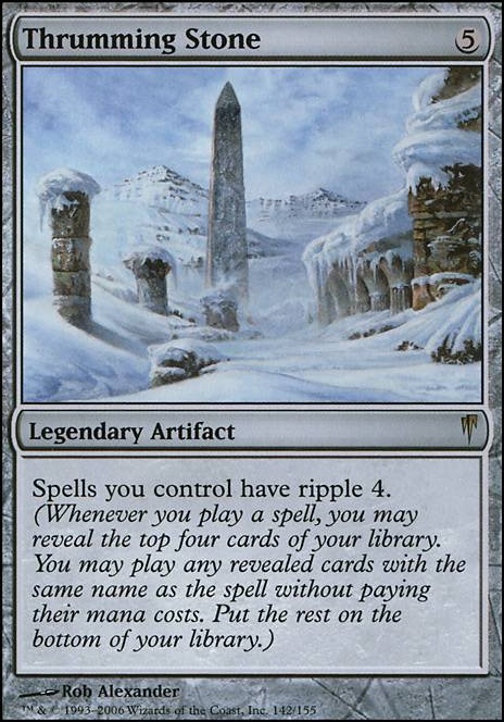 Thrumming Stone feature for Spin to Win! A Cascade/Ripple Deck