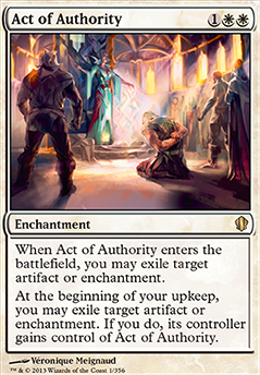 Featured card: Act of Authority