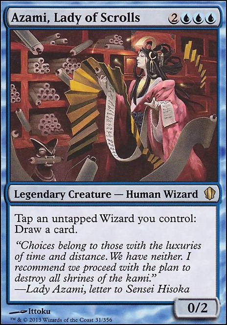 Commander: Azami, Lady of Scrolls