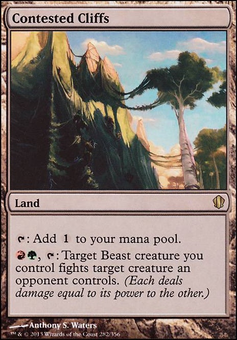 Featured card: Contested Cliffs