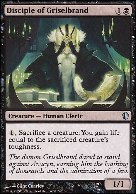 Featured card: Disciple of Griselbrand