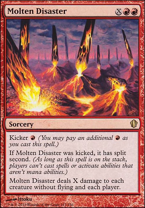 Molten Disaster feature for Ultra Budget Boros Combo  edh
