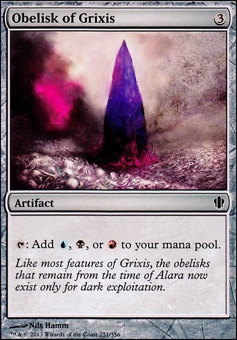 Obelisk of Grixis Obelisk of Grixis