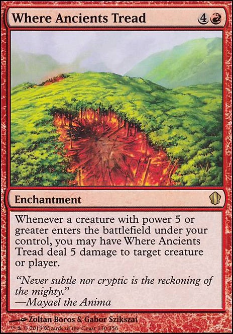 Featured card: Where Ancients Tread