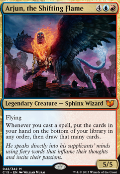 Arjun, the Shifting Flame feature for Iz the izzet
